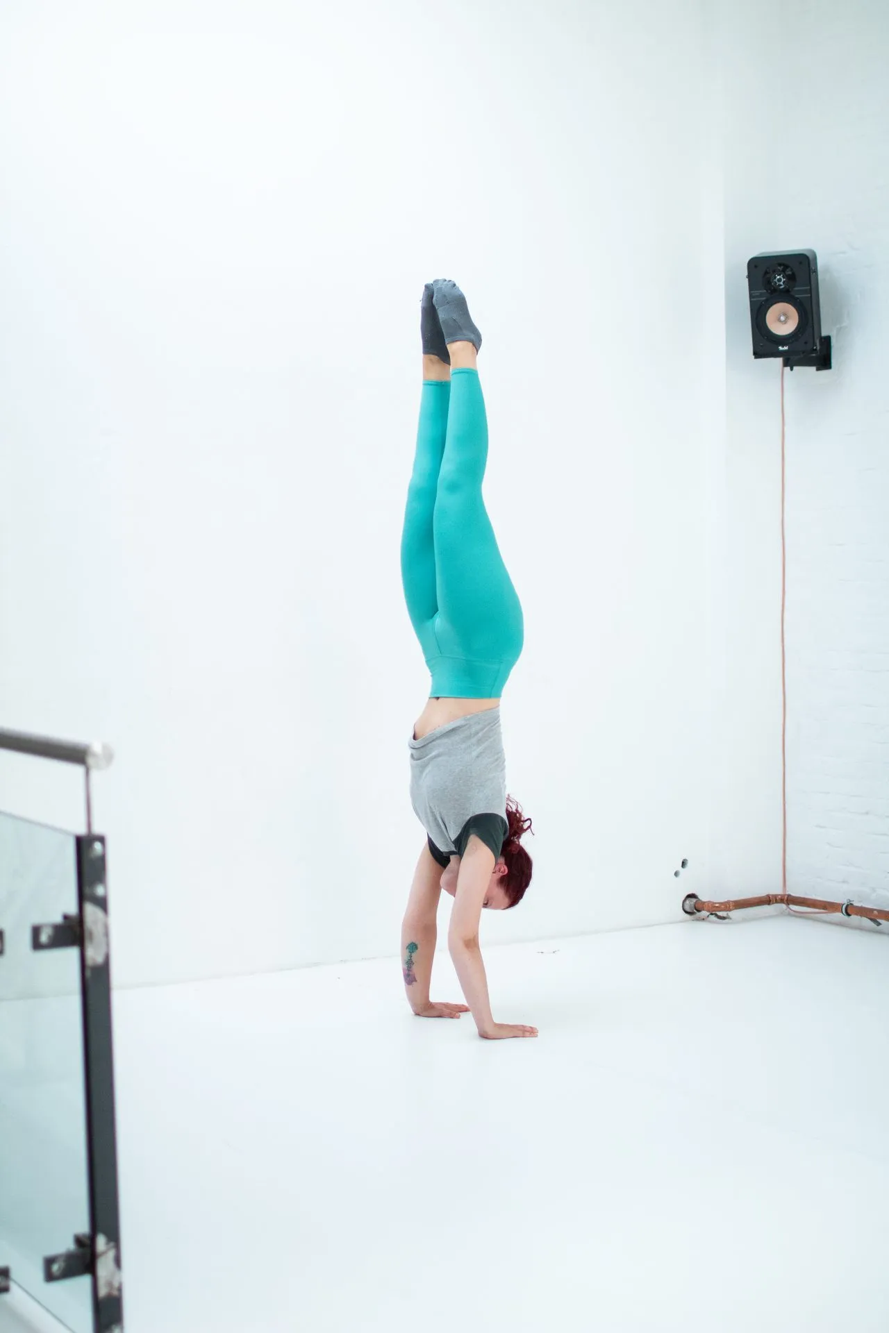 Warum habe ich einen Bananen-Handstand?